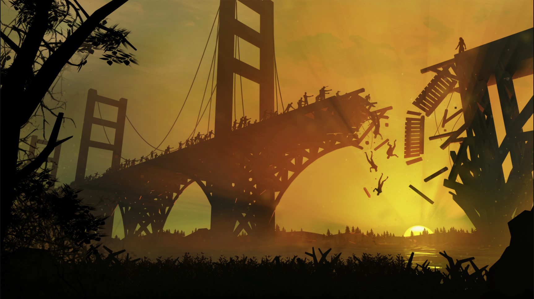 Jogos grátis na Epic Games - Bridge Constructor: The Walking Dead